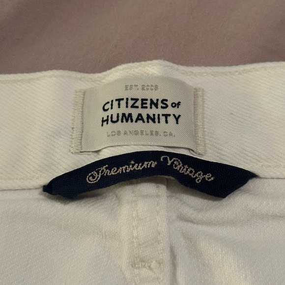 Citizens of Humanity white shorts - Picture 4 of 7